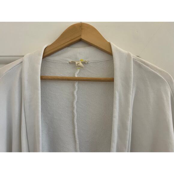 Eileen Fisher Open Cardigan Womens Large Boho Minimalist Lagenlook White Casual - Picture 13 of 15